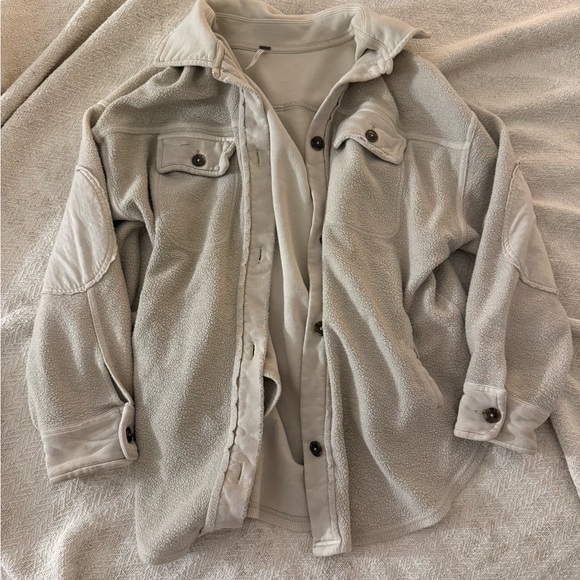 Free People Jackets & Blazers - Free People Ruby jacket (stone grey color)